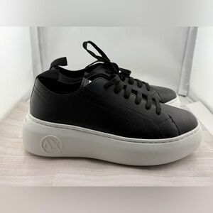 Armani Exchange Black Sneakers